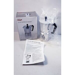 Master Chef Moka Express 6 Cup Stovetop Espresso Maker